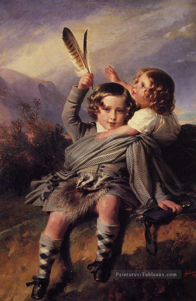 Prince Alfred et la princesse Helena Franz Xaver Winterhalter Peintures à l'huile
